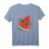 Wassermelonen Sommer Melone mit Sonnenbrille T-Shirt – Lustiges Obst-Design für Sommer, Garten und Wassermelonen-Liebhaber