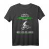 Warum ich ohne Akku fahre? Weil ich es kann! Lustiges MTB Fahrrad T-Shirt für Mountain Biker, Downhiller und Cross Country Fahrer – Perfektes Geschenk für Radfahrer mit Humor