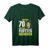 Damen 70 Jahre Flottes Bienchen T-Shirt zum 70. Geburtstag – Lustiges Geschenk & Feieroutfit mit V-Ausschnitt