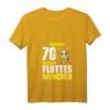 Damen 70 Jahre Flottes Bienchen T-Shirt zum 70. Geburtstag – Lustiges Geschenk & Feieroutfit mit V-Ausschnitt