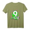 Kinder 9. Geburtstag Fußball T-Shirt - Perfektes Geschenk für Jungen zum Geburtstag & Fußball Party Dekoration