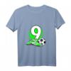 Kinder 9. Geburtstag Fußball T-Shirt - Perfektes Geschenk für Jungen zum Geburtstag & Fußball Party Dekoration