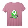 Kinder 9. Geburtstag Fußball T-Shirt - Perfektes Geschenk für Jungen zum Geburtstag & Fußball Party Dekoration