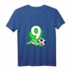 Kinder 9. Geburtstag Fußball T-Shirt - Perfektes Geschenk für Jungen zum Geburtstag & Fußball Party Dekoration