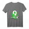Kinder 9. Geburtstag Fußball T-Shirt - Perfektes Geschenk für Jungen zum Geburtstag & Fußball Party Dekoration