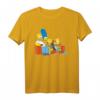 HapMonkey Simpsons T-Shirt mit Couch Gag – Lustiges Merchandise für Fans und Geburtstagsfeiern