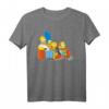 HapMonkey Simpsons T-Shirt mit Couch Gag – Lustiges Merchandise für Fans und Geburtstagsfeiern