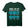 Lustiges Handball T-Shirt - Dinge, die ich in meiner Freizeit mache Spruch für Handballfans, Trainer und Spieler
