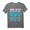 Lustiges Handball T-Shirt - Dinge, die ich in meiner Freizeit mache Spruch für Handballfans, Trainer und Spieler
