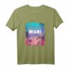 Miami USA Florida T-Shirt – Patriotisches Geschenk für Reisen, Feiertage und Geburtstage für Florida-Liebhaber