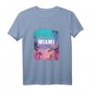 Miami USA Florida T-Shirt – Patriotisches Geschenk für Reisen, Feiertage und Geburtstage für Florida-Liebhaber