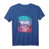 Miami USA Florida T-Shirt – Patriotisches Geschenk für Reisen, Feiertage und Geburtstage für Florida-Liebhaber