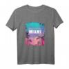 Miami USA Florida T-Shirt – Patriotisches Geschenk für Reisen, Feiertage und Geburtstage für Florida-Liebhaber