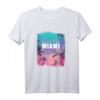 Miami USA Florida T-Shirt – Patriotisches Geschenk für Reisen, Feiertage und Geburtstage für Florida-Liebhaber