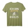 Ich Bin Selten Radlos - Lustiges Fahrrad T-Shirt für Radfahrer, Mountainbiker und Downhill Fahrer als Geschenkidee