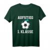 Kinder Aufstieg in die 1. Klasse Fußball T-Shirt – Perfektes Schulanfangsgeschenk für Jungen, Schulbeginn, Kindergartenabschied und Homeschooling