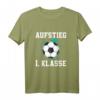 Kinder Aufstieg in die 1. Klasse Fußball T-Shirt – Perfektes Schulanfangsgeschenk für Jungen, Schulbeginn, Kindergartenabschied und Homeschooling