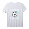 Kinder Aufstieg in die 1. Klasse Fußball T-Shirt – Perfektes Schulanfangsgeschenk für Jungen, Schulbeginn, Kindergartenabschied und Homeschooling