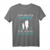 Zum Reiten Geboren Zur Schule Gezwungen Pferde Mädchen T-Shirt - Lustiges Geschenk für Pferdeliebhaberinnen, Reitmädchen & Pferdefans