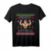 Merry Liftmas Weihnachtsmann Fitness T-Shirt - Lustiges Geschenk für Pumper & Bodybuilder zu Weihnachten