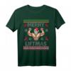 Merry Liftmas Weihnachtsmann Fitness T-Shirt - Lustiges Geschenk für Pumper & Bodybuilder zu Weihnachten