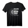 Dartspieler T-Shirt mit lustigem Spruch 'Ich liebe meine Frau' – Perfekt als Geschenk für Dartfans und Liebhaber