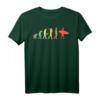 Retro Surfen Evolution Geschenk für Surfer T-Shirt - Lustiges Vintage Surfer Design für Wassersportler und Surffans