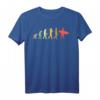 Retro Surfen Evolution Geschenk für Surfer T-Shirt - Lustiges Vintage Surfer Design für Wassersportler und Surffans