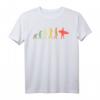 Retro Surfen Evolution Geschenk für Surfer T-Shirt - Lustiges Vintage Surfer Design für Wassersportler und Surffans