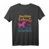 Zum Reiten Geboren Zur Schule gezwungen - Pferde T-Shirt für Frauen und Teenager, Geschenkidee zum Geburtstag & Weihnachten