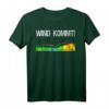 Wind kommt Kiter Surfer Spruch Kitesurfer Geschenk Windsurf T-Shirt – Originelles Wassersport Geschenk für Surfer & Kiter, ideal für Weihnachten & Geburtstag