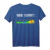 Wind kommt Kiter Surfer Spruch Kitesurfer Geschenk Windsurf T-Shirt – Originelles Wassersport Geschenk für Surfer & Kiter, ideal für Weihnachten & Geburtstag