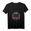 Damen Retro Surfbretter T-Shirt - Vintage Surf Design mit V-Ausschnitt für Surfer Girls & Boys, perfektes Geschenk für Sommer- und Surftrips