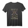 Distressed Skull Viking T-Shirt mit Bart-Motiv – Humorvolles Geschenk für Freunde, Partner & Bartträger
