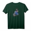 Skull mit Bart und Helm auf Zweitakter T-Shirt – Cooles Biker-Shirt für Motorradfans und Zweitakt-Liebhaber