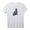 Skull mit Bart und Helm auf Zweitakter T-Shirt – Cooles Biker-Shirt für Motorradfans und Zweitakt-Liebhaber