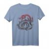 Drachen Print Tribal Tattoo T-Shirt – Retro Vintage Design, Perfektes Geschenk für Models, Hipster & Tattoowierer
