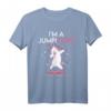 I'm a Jumpicorn Lustiges Jumping Fitness Trampolin Einhorn T-Shirt – Perfekt für Trampolin-Training & als Geschenk für Jumping-Fans