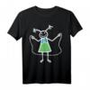 Lustiges Seilspringen Strichmännchen Mädchen Kinder Geschenk T-Shirt – Perfekt für Geburtstag, Schule und Sportaktivitäten