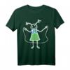 Lustiges Seilspringen Strichmännchen Mädchen Kinder Geschenk T-Shirt – Perfekt für Geburtstag, Schule und Sportaktivitäten