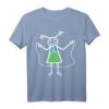 Lustiges Seilspringen Strichmännchen Mädchen Kinder Geschenk T-Shirt – Perfekt für Geburtstag, Schule und Sportaktivitäten