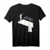 Turmspringen T-Shirt für Wassersportfans - Klassisch geschnitten mit Sprung-Design, perfekt für Schwimmbadbesuche & Wassersportenthusiasten