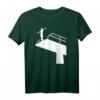 Turmspringen T-Shirt für Wassersportfans - Klassisch geschnitten mit Sprung-Design, perfekt für Schwimmbadbesuche & Wassersportenthusiasten