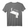 Turmspringen T-Shirt für Wassersportfans - Klassisch geschnitten mit Sprung-Design, perfekt für Schwimmbadbesuche & Wassersportenthusiasten