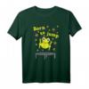 Jumping Frosch - Born To Jump - Trampolin Sport Fitness T-Shirt für Kinder, Trainer & Sportfans