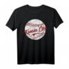 Baseball Kansas City Liebe Blaue Farbe Royal - Retro Vintage Home Plate T-Shirt für Baseball- und Softballfans in Missouri