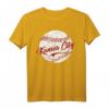 Baseball Kansas City Liebe Blaue Farbe Royal - Retro Vintage Home Plate T-Shirt für Baseball- und Softballfans in Missouri