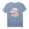 Baseball Kansas City Liebe Blaue Farbe Royal - Retro Vintage Home Plate T-Shirt für Baseball- und Softballfans in Missouri