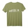 Evolution Baseball T-Shirt mit Pitcher - Klassisch geschnitten, doppelt genähter Saum für Baseballfans