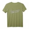 VACCINATED Baseball Sports Script T-Shirt - Klassisch geschnitten, doppelt genähter Saum, Impfschutz im Baseball-Design